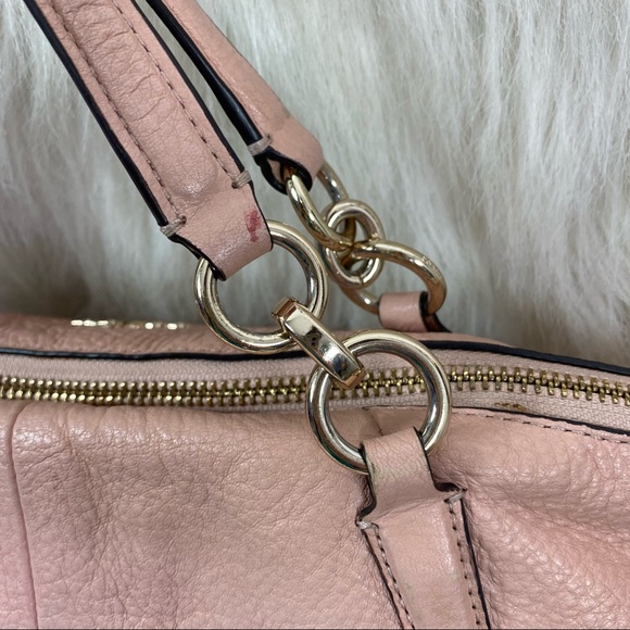 Coach Pebble Pink Purse - Picture 6 of 16